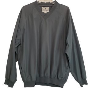 Men's Grand Slam Penguin Long Sleeve V-neck Pullover, Size Medium